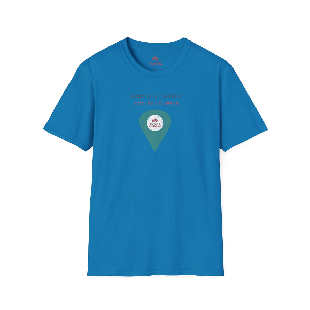 Gabriola Island British Columbia Marker Tee – Wear Your Canadian Roots with Pride