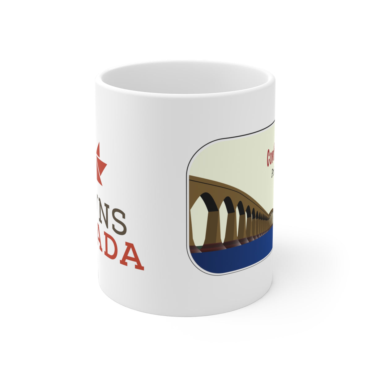 Confederation Bridge Coffee Mug – Celebrate PEI's Landmark with Every Sip