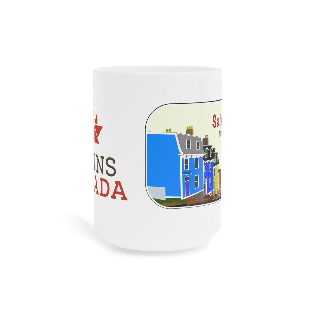 St. John's Newfoundland -Jelly Bean Row Coffee Mug