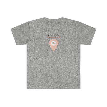 St John's, Newfoundland Marker Tee – Wear Your Canadian Roots with Pride