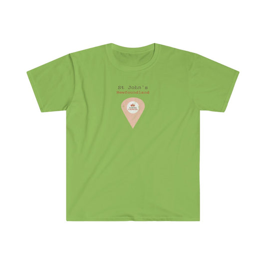 St John's, Newfoundland Marker Tee – Wear Your Canadian Roots with Pride