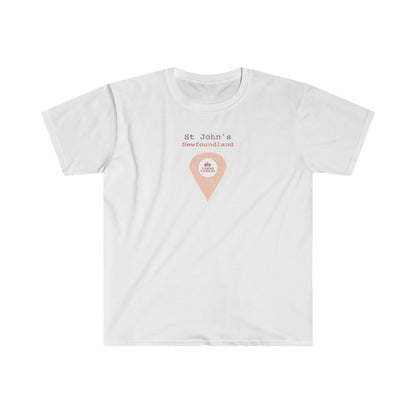 St John's, Newfoundland Marker Tee – Wear Your Canadian Roots with Pride