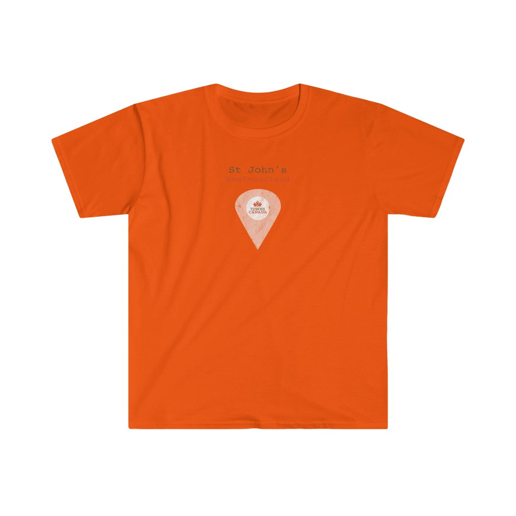 St John's, Newfoundland Marker Tee – Wear Your Canadian Roots with Pride