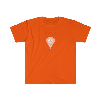 St John's, Newfoundland Marker Tee – Wear Your Canadian Roots with Pride